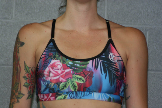 Floral Sports Bra