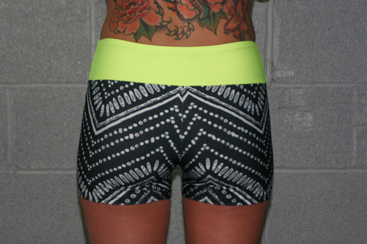 Neon Native Female Shorts