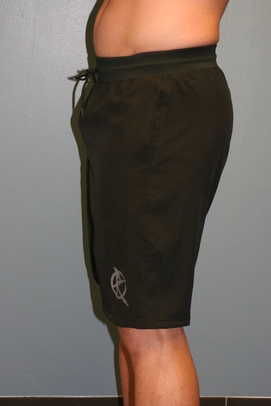 Black Logo Men's Shorts