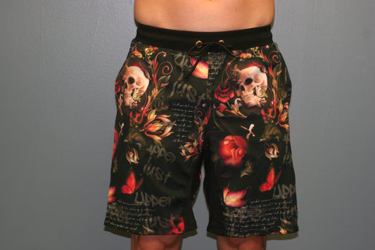 Skull Butterfly Men's Shorts