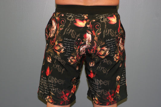 Skull Butterfly Men's Shorts
