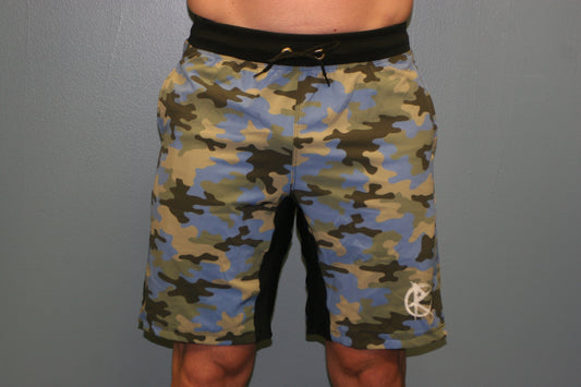 Blue Camo Men's Shorts