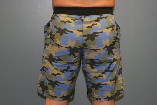 Blue Camo Men's Shorts