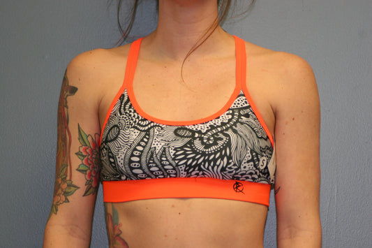 Fresh Orange Sports Bra