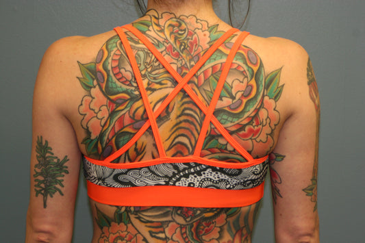 Fresh Orange Sports Bra