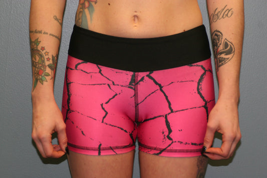 Pink Destroyer Female Shorts