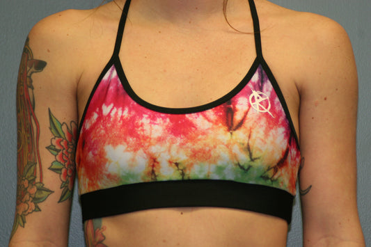 Braided Tie-Dye Sports Bra
