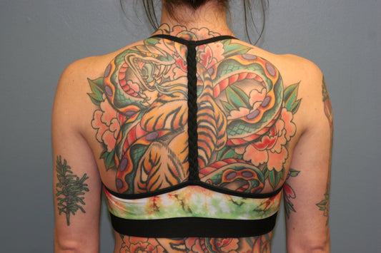 Braided Tie-Dye Sports Bra