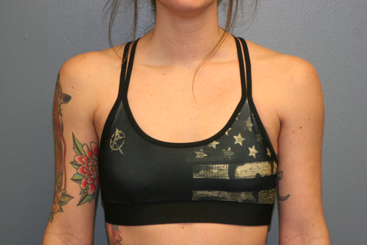 American Camo Sports Bra