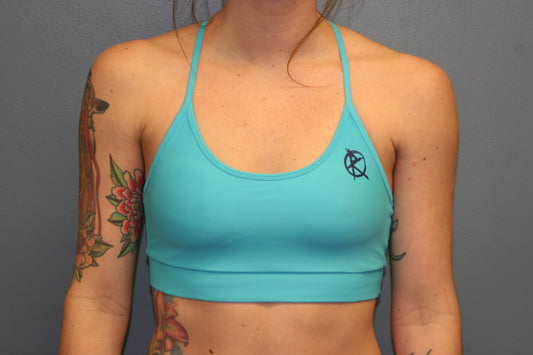 Blue Teal Sports Bra
