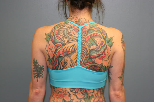 Blue Teal Sports Bra