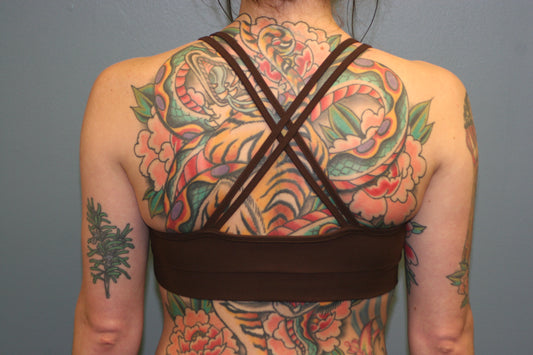 Chocolate Brown Sports Bra