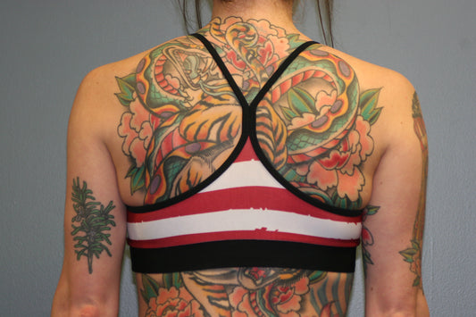 American Flag Sports Bra