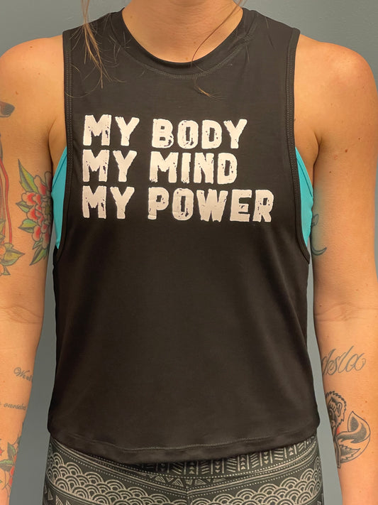 Women’s Black "My Power” Tank