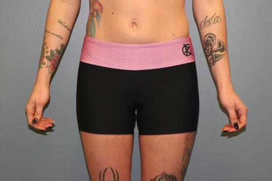 Preto Cô Poá Female Shorts