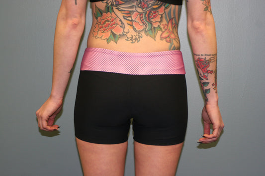 Preto Cô Poá Female Shorts