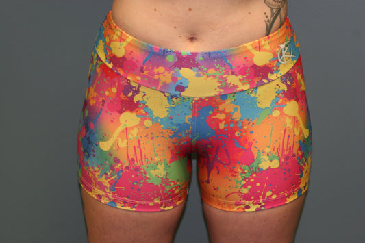 Splatter Female Shorts