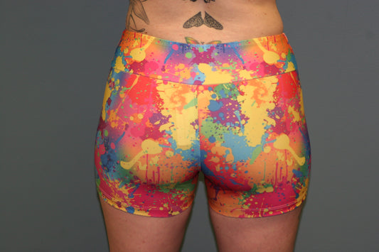 Splatter Female Shorts