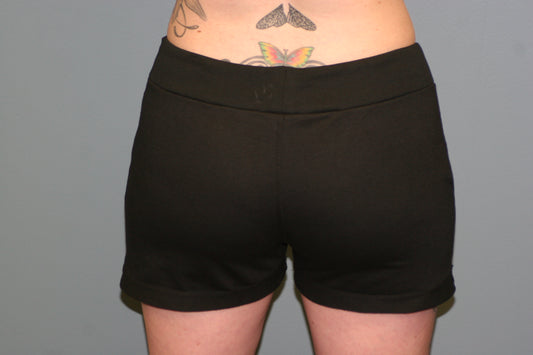 Black Tactel Female Shorts