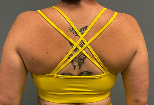Yellow Sports Bra