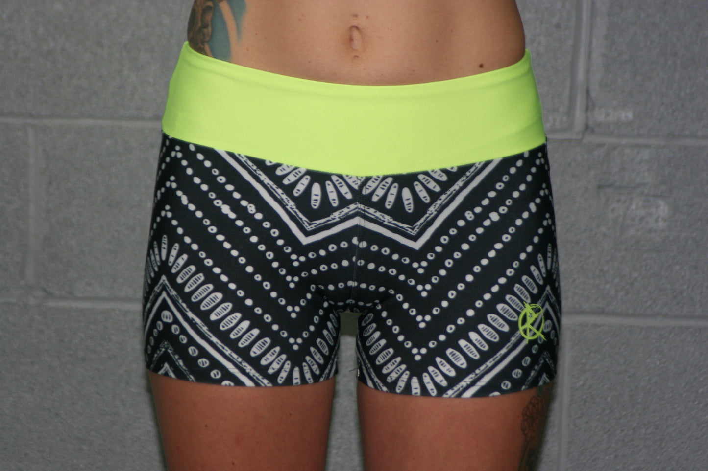 Neon Native Female Shorts