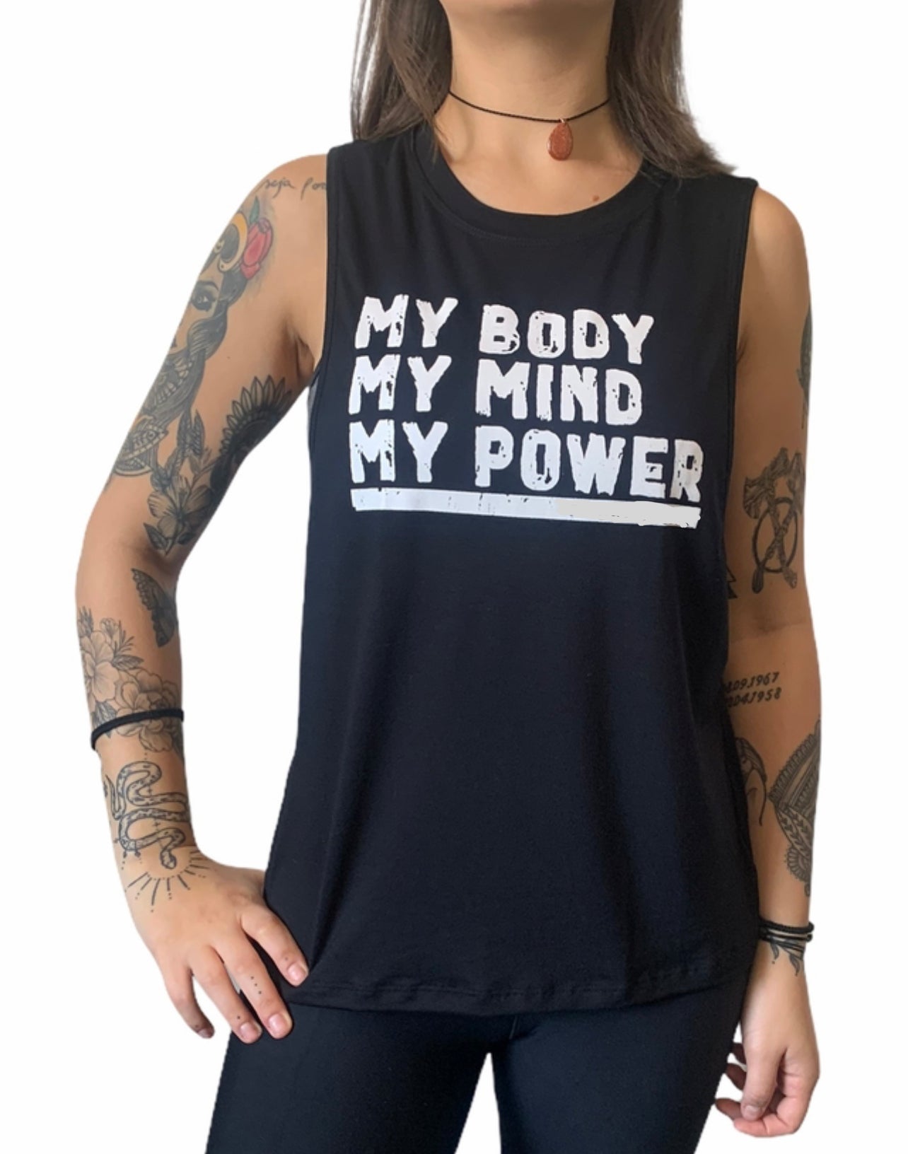 Women’s Black "My Power” Tank