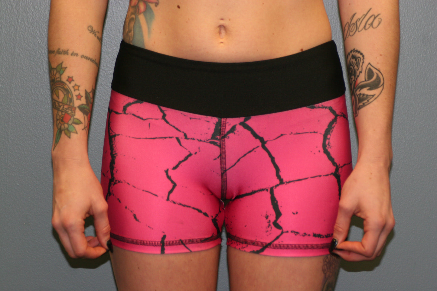 Pink Destroyer Female Shorts