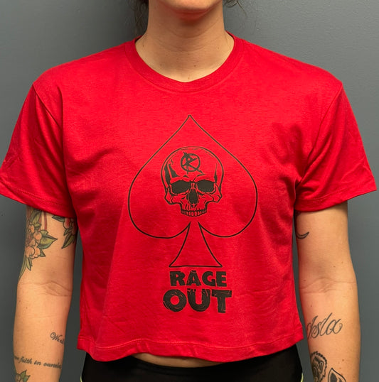 Women's "Rage Out Ace" Crop