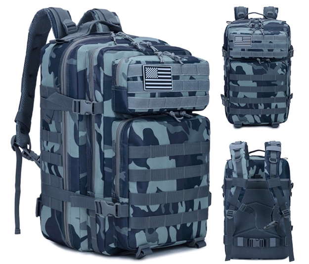 M.J COMFY-LIFE 50L Outdoor Military Tactical Army Backpack Rucksack Camping Hiking Trekking Bag